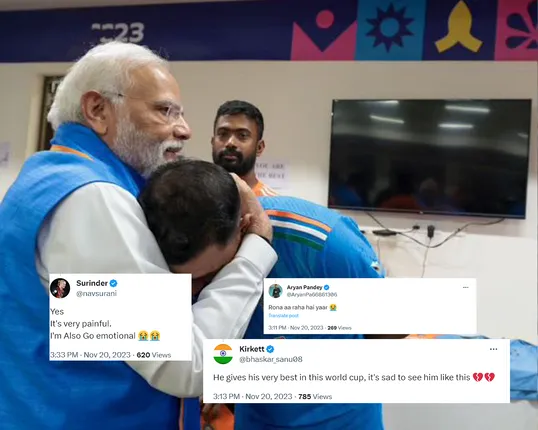 PM Modi consoles India after loss in ODI World Cup final  