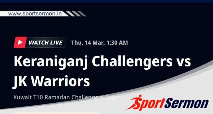 KGC vs JKW Live Score, Kuwait Ramadan T10 Challengers Cup  