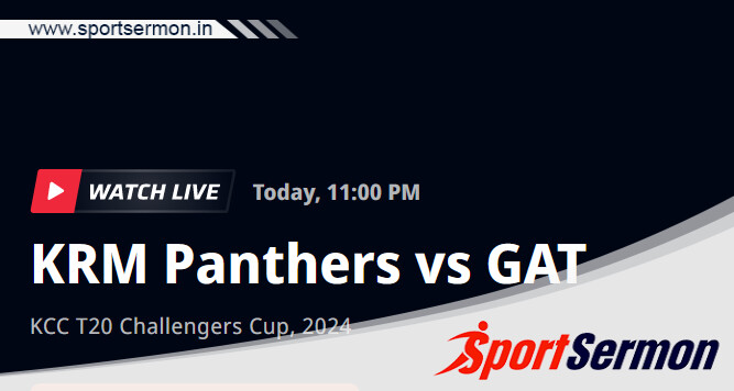 KRM vs GAT Live Score, Semi Final 2 KCC T20 Challengers Cup  