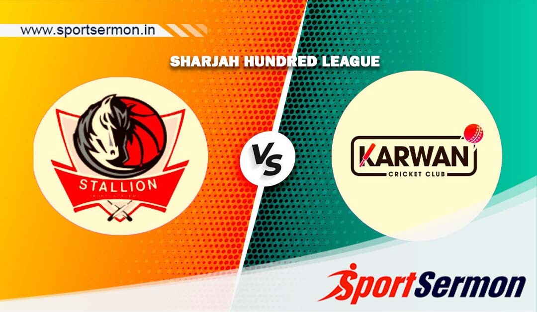 KWN vs STP Live Score, Match 7, Sharjah Hundred League 2023  