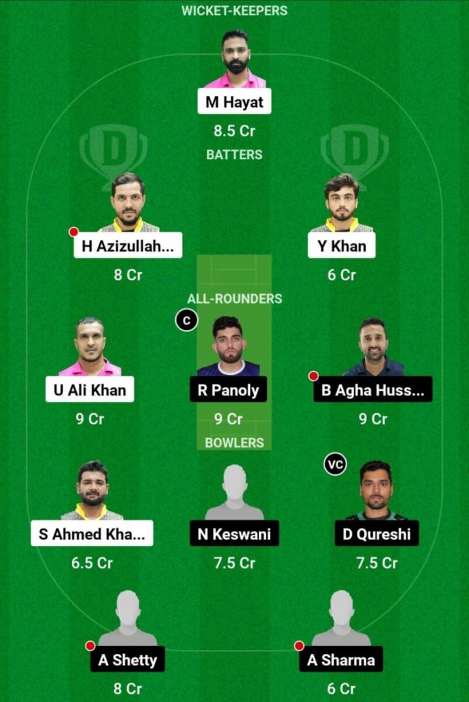 KWN vs ZGS Live Score,Match 15, Sharjah Hundred League 2023  