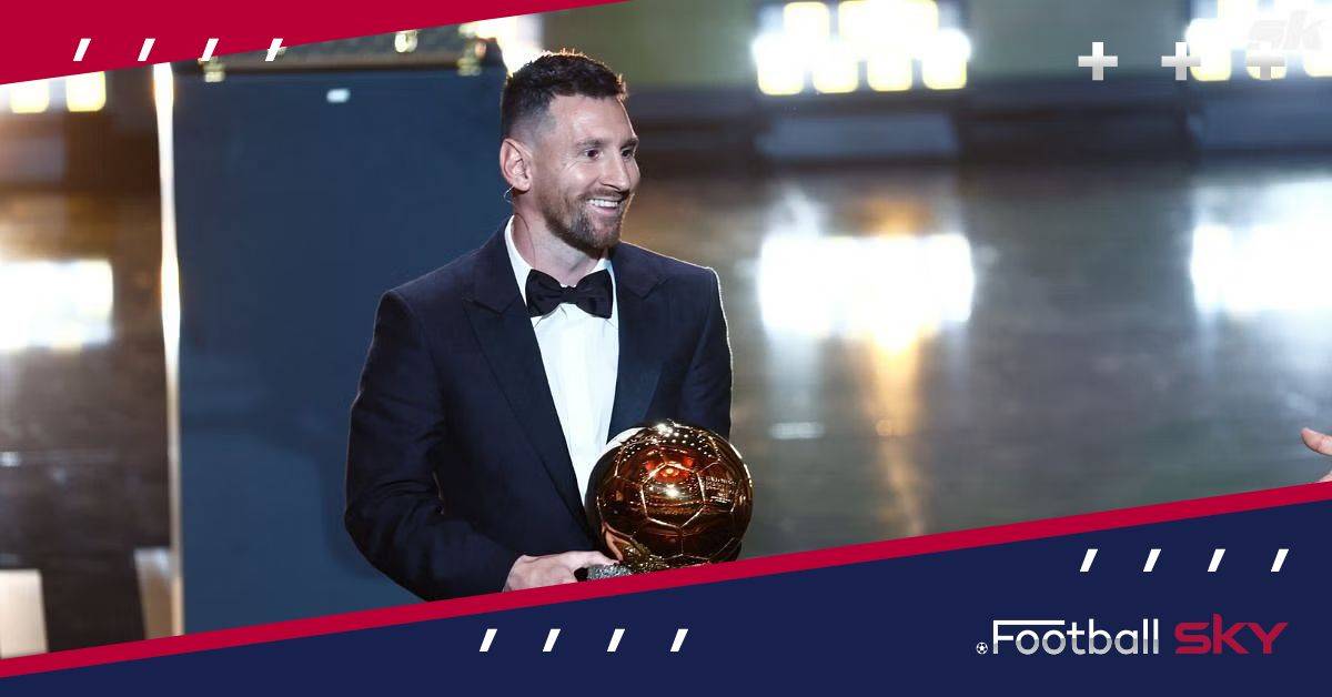 Lionel Messi ने रिकॉर्ड 8वीं बार जीता बैलोन डी'ओर पुरस्कार  