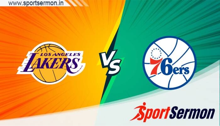 Los Angeles Lakers vs Philadelphia 76ers Live, NBA 2023-24  