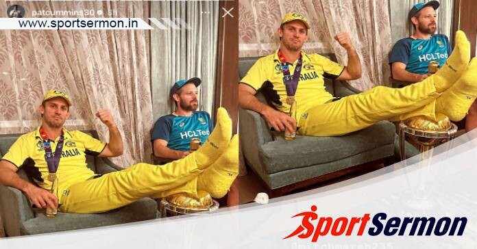 Mitchell Marsh booked for disrespecting World Cup Trophy  