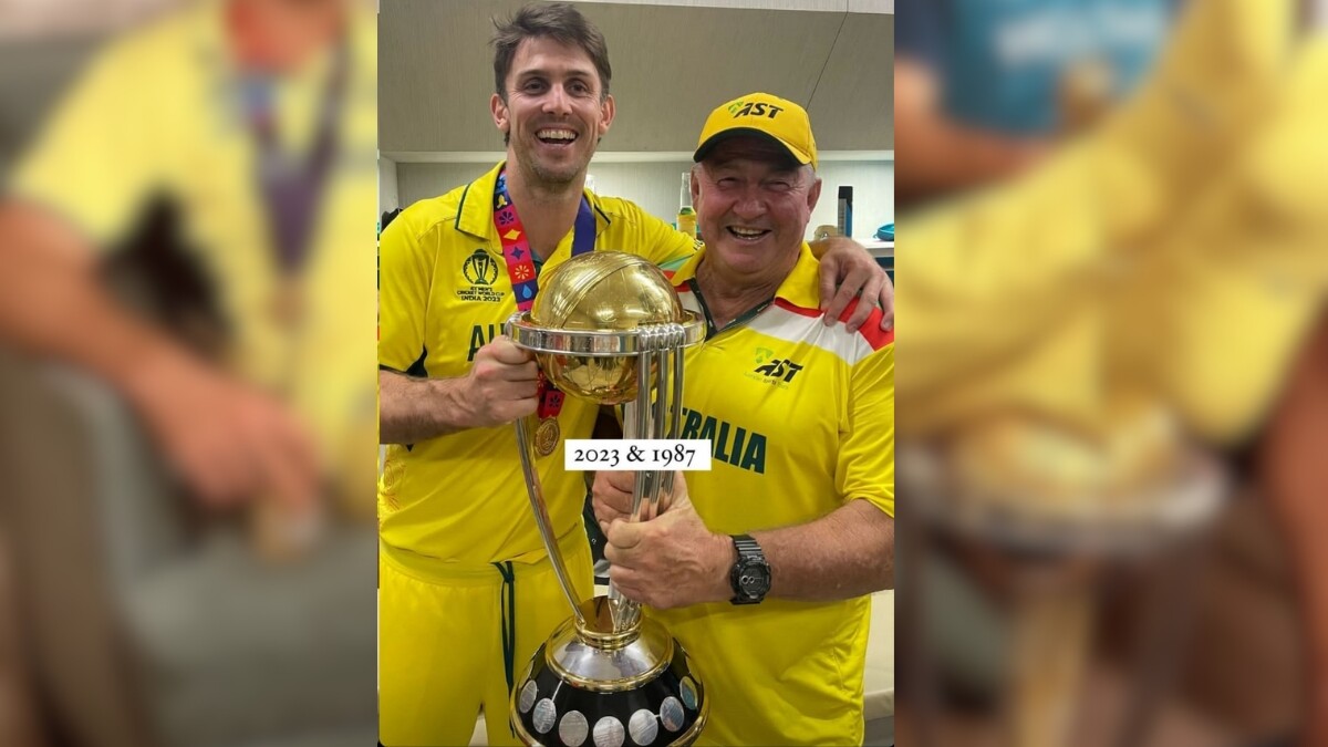 Mitchell Marsh opens up on ODI World Cup Trophy Controversy  