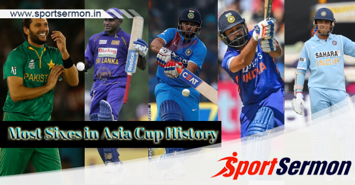 Most Sixes in Asia Cup History  
