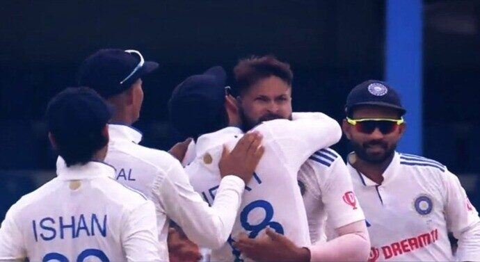 Mukesh Kumar On Virat Hugging Him After Maiden Test Wicket Mukesh Kumar On Virat Hugging Him After Maiden Test Wicket