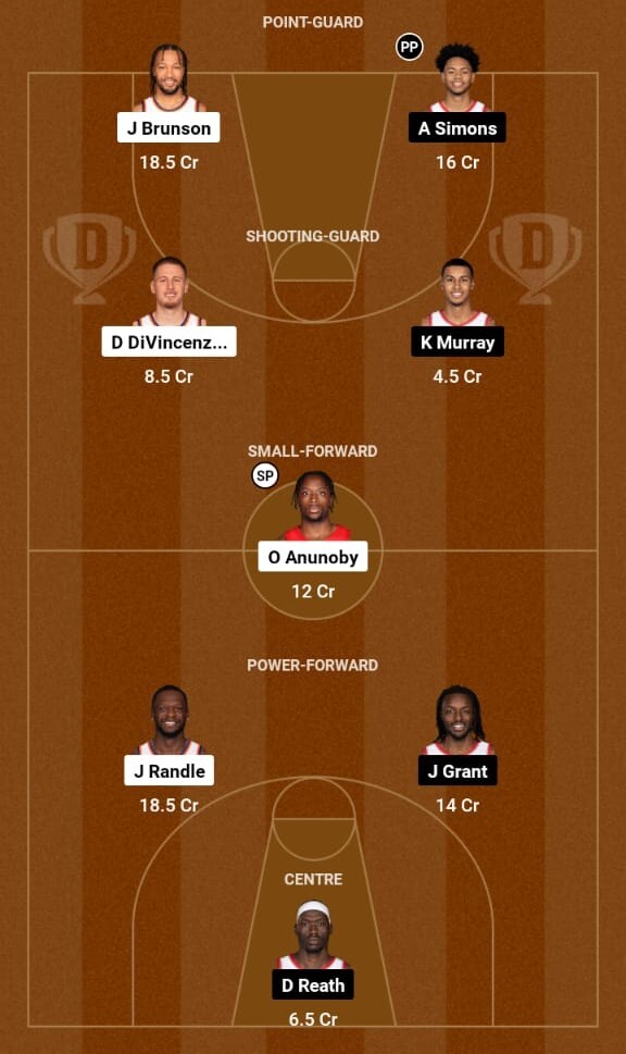 New York Knicks vs Portland Trail Blazers Live, NBA 2023-24  