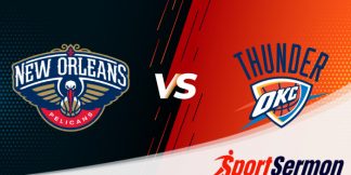 New Orleans Pelicans vs Okhaloma Thunder, NOP vs OKC, Game 4, Play-offs Round 1  