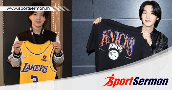 BTS Star Suga unveils the NBA Capsule Collection  