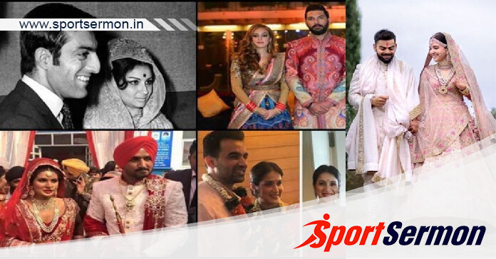 Indian cricketers who married Bollywood actresses   