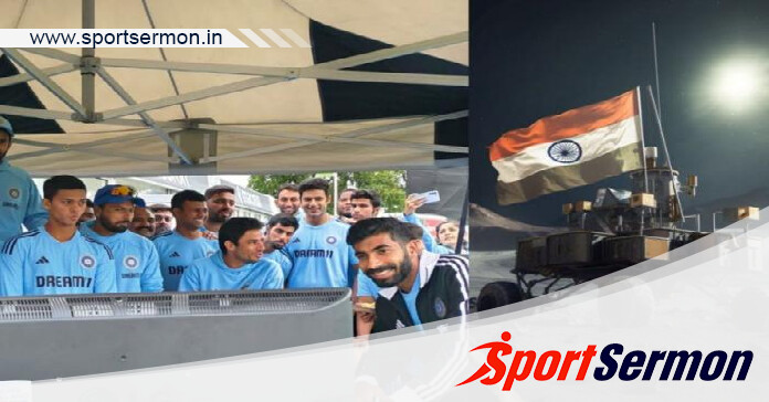 Indian Players Celebrates Chandrayaan 3 Successful Landing  