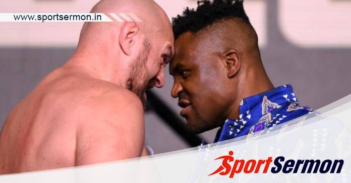 Ngannou and Tyson Fury weigh in on their boxing matchup  