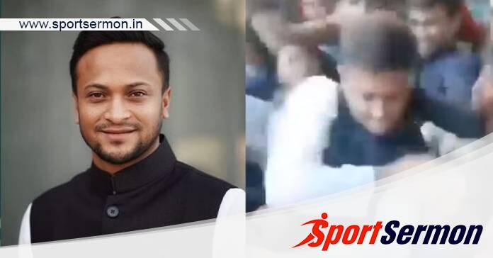 Video Of Shakib Al Hasan Slapping A Fan Goes Viral  
