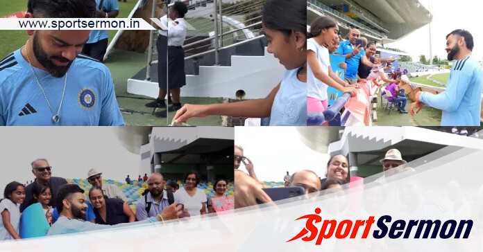 Watch: Virat's Reaction to young fan's hand-made Bracelet  