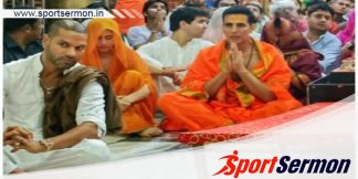 Shikhar Dhawan Visit Mahakaleshwar Temple With Akshay Kumar  