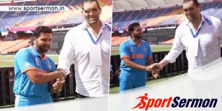 When Rohit Sharma Met The Great Khali   