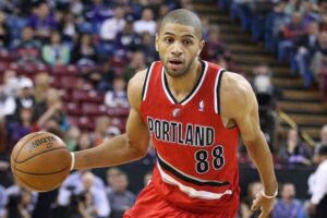 Why isn't Nick Batum participating in the 76ers vs Magic?  