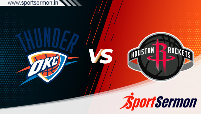 Oklahoma City Thunder vs Houston Rockets Live, NBA 2023-24  