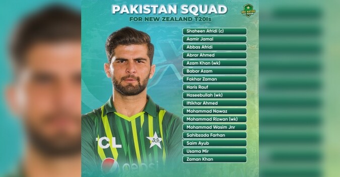 PAK vs NZ: Pakistan names 17-Member Squad for T20Is  
