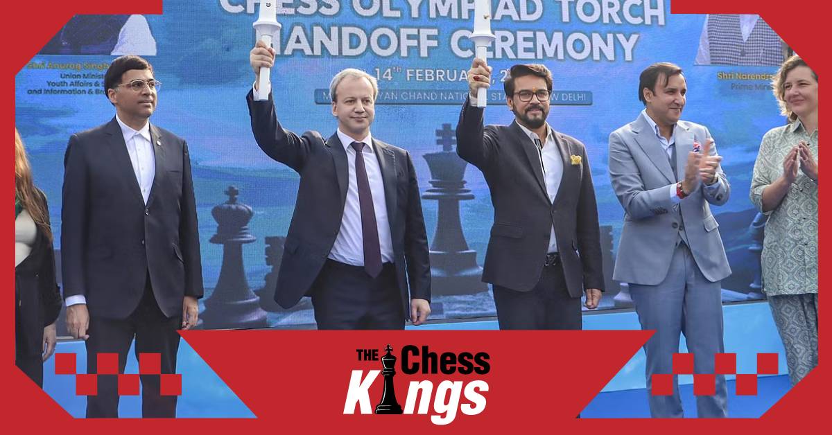 Chess Olympiad Torch अनुराग ठाकुर ने सौंपी मशाल  