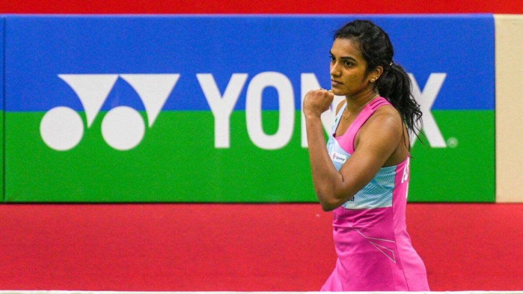 PV Sindhu advanced to the women's singles second round  