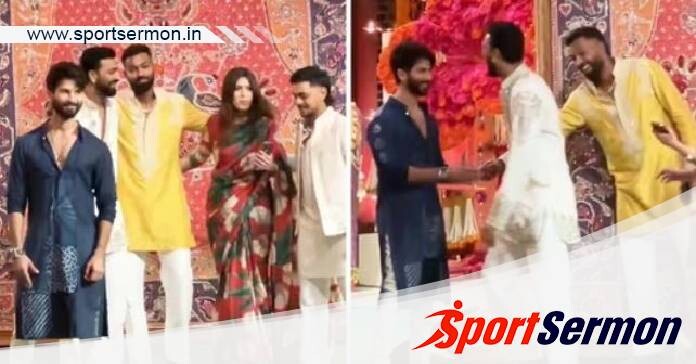 Hardik Pandya family photobombs Shahid Kapoor at Ambani's  