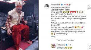 Footballer Patrice Evra dances on Ranveer Singh's song!  