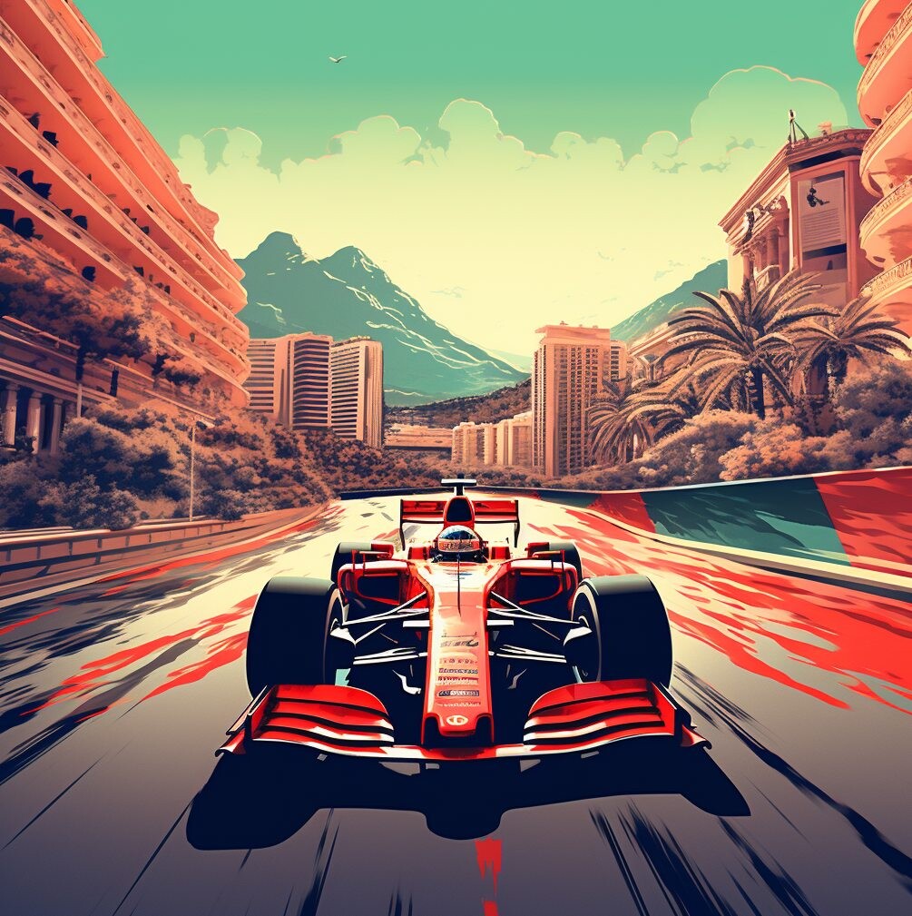 Midjourney Generated Spectacular Formula One Car Images  