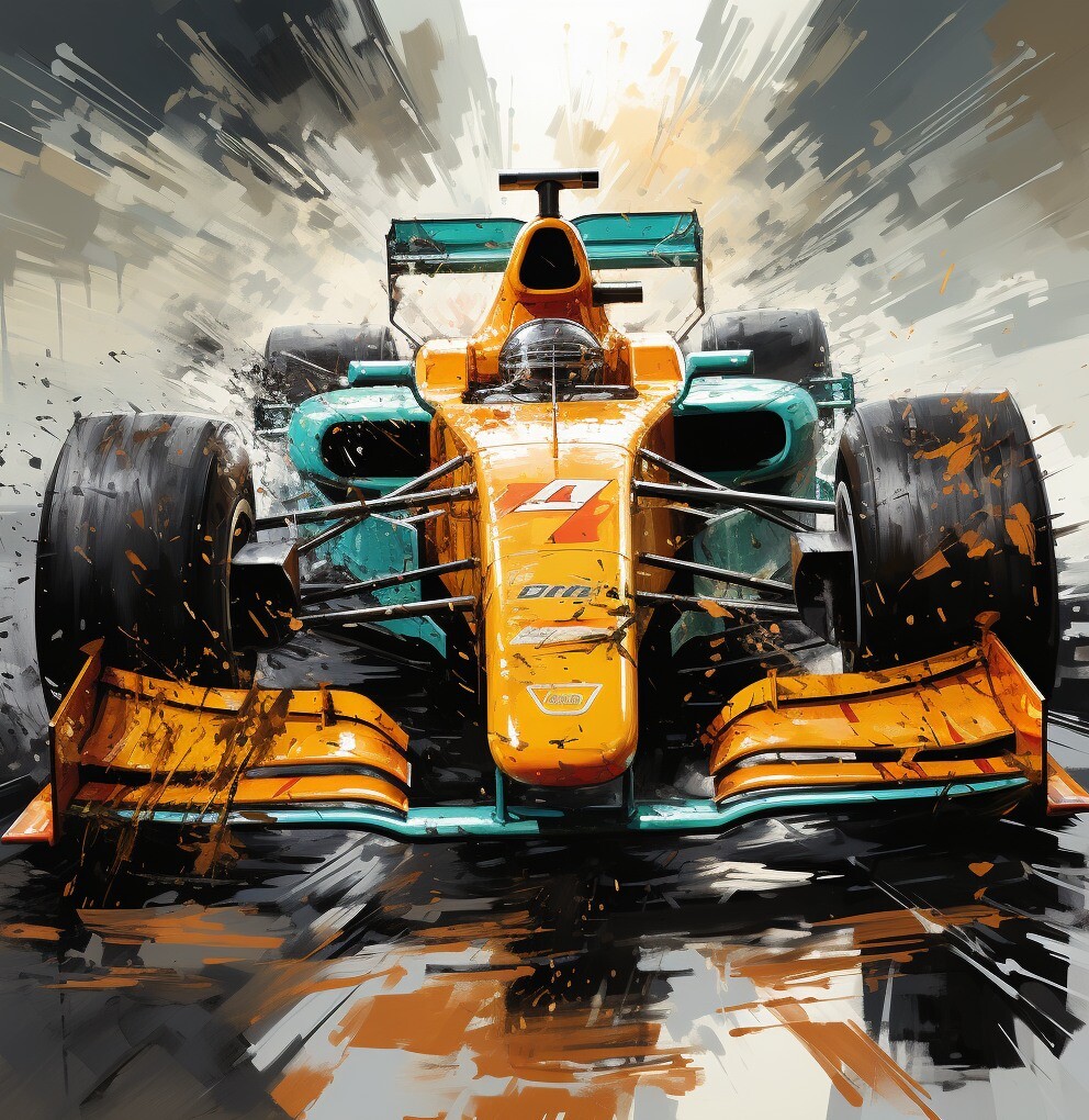 Midjourney Generated Spectacular Formula One Car Images  