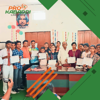 पलामू में खिलाड़ियों का सम्मान, टूर्नामेंट में तीसरा स्थान  