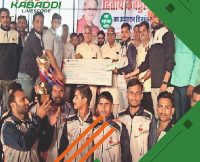 भरतपुर में कबड्डी महाकुम्भ का समापन, मुरवारा टीम विजेता बनी  