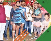 यूथ फ्रेंड्स स्पोर्ट्स क्लब जोंघो द्वारा कबड्डी का आयोजन, मेजबान ने मारी बाजी  