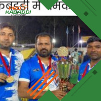 ऑल इंडिया ट्रांसपोर्ट कबड्डी टूर्नामेंट में कंडक्टर ने जीता गोल्ड, करनाल पहुंचने पर हुआ सम्मान  