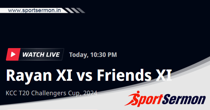 RAY vs FDS Live Score, Match 35, KCC T20 Challengers Cup  
