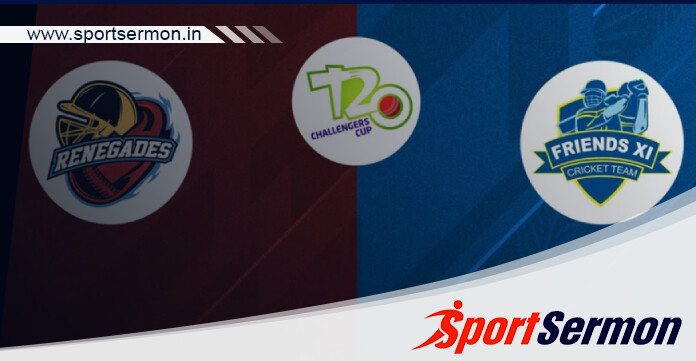 REN vs FDS Live Score, Match 48, KCC T20 Challengers Cup  