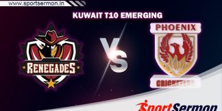 REN vs PC Live Score, Match 60, Kuwait T10 Emerging, 2023  