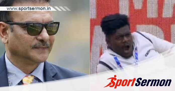 Former coach Ravi Shastri mocks viral yawning ball boy  