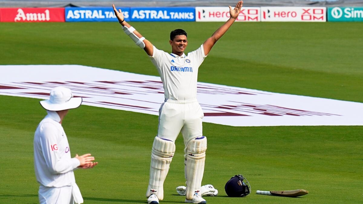 Records tumbled at Yashasvi Jaiswal double Century in Test Records tumbled at Yashasvi Jaiswal double Century in Test