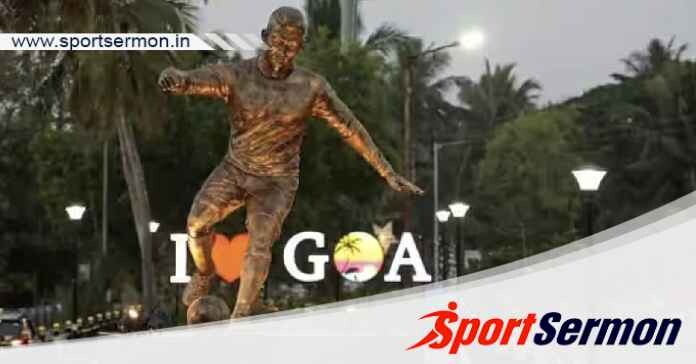 Football legend Cristiano Ronaldo statue in Goa stir chaos  