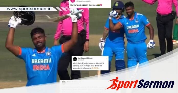 SA vs IND 3rd ODI: Fans react as Sanju Samson smashed a Ton  