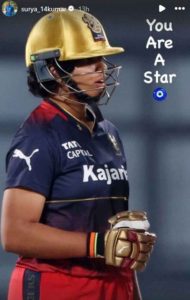 Indian batter Suryakumar Yadav motivates Richa Ghosh  