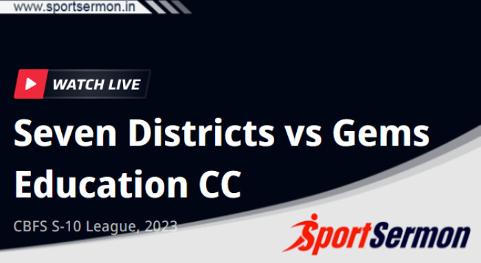 SVD vs GED Live Score, Match-31, CBFS T10 League, 2023  