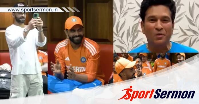 Sachin Tendulkar announced Dressing Room Fielder of Match  