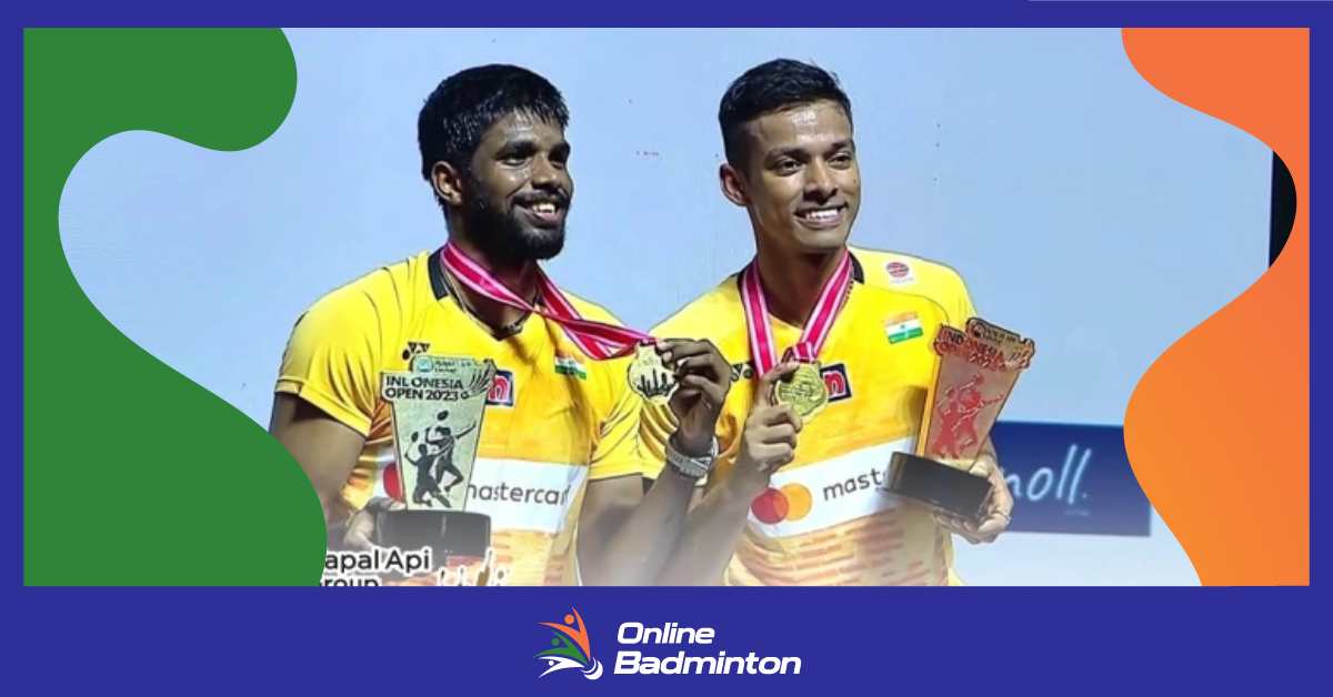 Satwiksairaj और Chirag बने Indonesia Open 2023 के चैंपियन  
