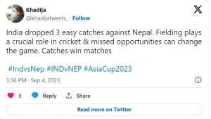 IND vs NEP: Fans Troll Indian Fielders for dropped catches  
