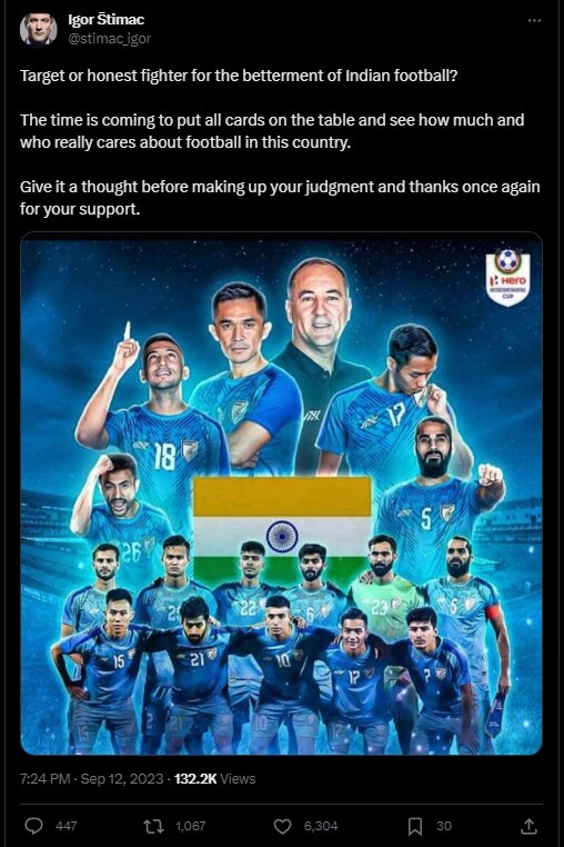 Indian football coach opens up about astrology controversy  