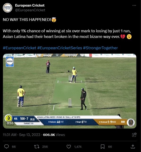 Bizarre Run Out That Left Social Media In Splits  
