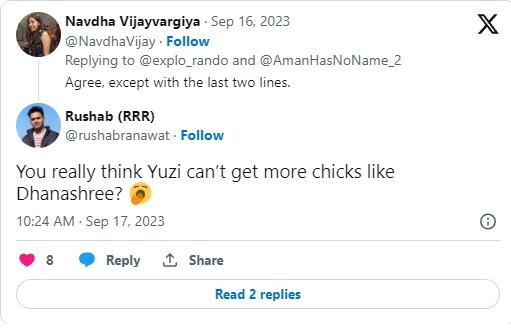 Fans Post Memes After Chahal's Wife's World Cup Appearance  