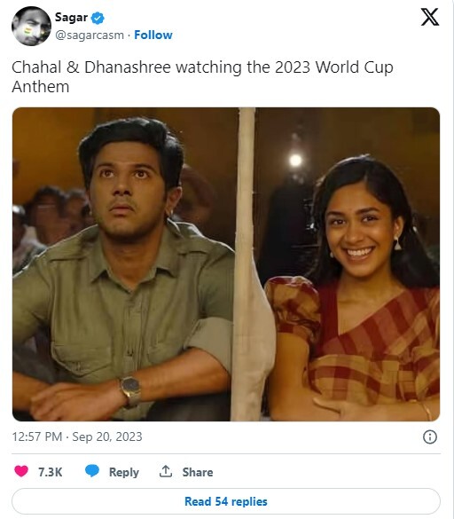 Fans Post Memes After Chahal's Wife's World Cup Appearance  